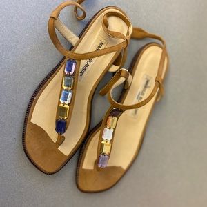 New Manolo Blahnik Jeweled Sandals